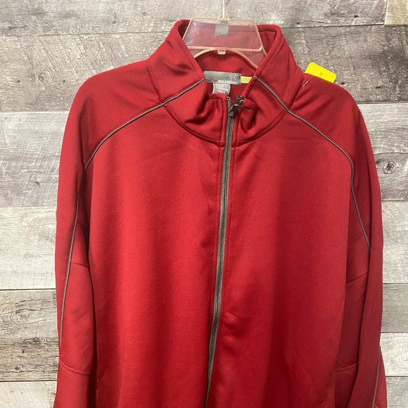 OUTER BOUNDARY Mens Full Zipped Fleece Jacket with Piping Size: 3X **NWT** - Picture 1 of 5